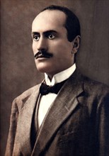 1913 ca , ITALY : The italian Fascist Duce BENITO MUSSOLINI ( Predappio, 29 july 1883 – Giulino di Mezzegra, 28 april 1945 ) when was director of socialist newspaper AVANTI - ritratto - portrait  - PO...