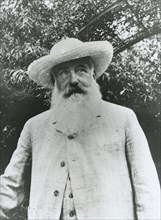 Claude Monet, French painter, founder of French Impressionist painting