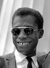 James Baldwin. Portrait of the American writer, James Arthur Baldwin (1924-1987) at a Civil Rights March on Washington, D.C., August 1963.