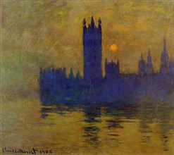 Monet, Le Parlement de Londres