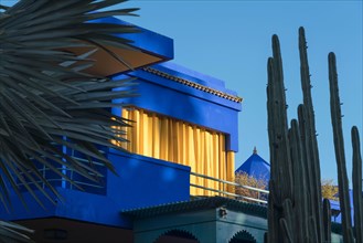 Yves Saint Laurent home in Majorelle Garden in Marrakech, Morocco