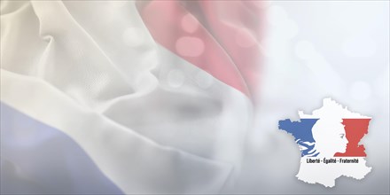 Presidential election France 2022 - Vote of April 10 and 24, 2022 - Banner design