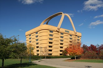 Basket Building Longeberger Company Headquarters Building near Newark Ohio The company makes baskets