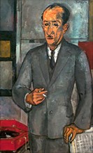 Portrait of Piet Mondriaan Mondrian in his Paris Studio 1927 Gerard Hordijk Museum Painting Dutch Netherlands