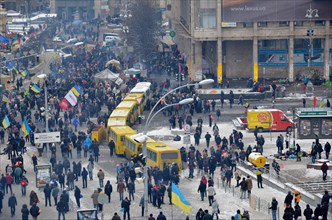 Kiev, Ukraine. 11th December 2013. Continuous mass protest in the Ukrainian capital. Credit:  OlegMit/Alamy Live News