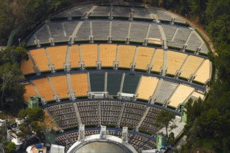 Hollywood Bowl, Hollywood, Los Angeles, California, USA - aerial