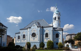 Bratislava, Art Nouveau Blue church, Slovakia, Europe