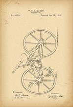 1869 Patent Velocipede Bicycle history 
invention