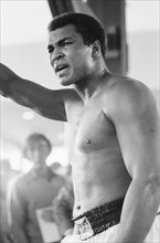 Muhammad Ali training at the Concord Hotel in Catskill Mountains. 23rd September 1976