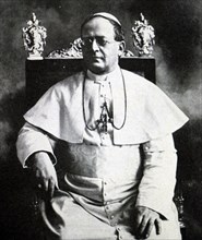 Photographic portrait of Pope Pius XI (1857-1939) head of the Catholic Church. Dated 20th century