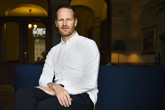 STOCKHOLM 20171026 Norwegian film director Joachim Trier interviewed in Stockholm about his latest film "Thelma", which has been selected as the Norwegian entry for the Best Foreign Language Film at t...