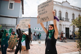 Pro Abortion Protest, Ecuador