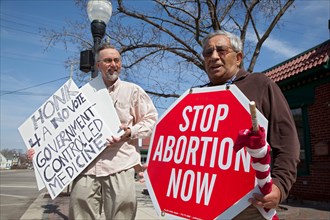 Abortion Opponents Picket Congressman's Office