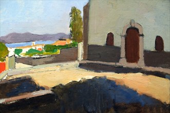 Detail: Chapel of Saint Joseph, Saint-Tropez, 1904, by Henri Matisse