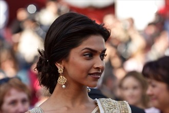 The opening ceremony of the Cannes Film Festival, May 13, 2010. Pictured: actress Deepika Padukone