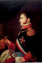 Augustín de Iturbide (1783-1824) also known as Agustín I, Constitutional Emperor of Mexico 1822-1823.by Jiménez Codinach (1750-1821)