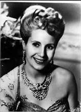 First Lady Eva Peron attends an event