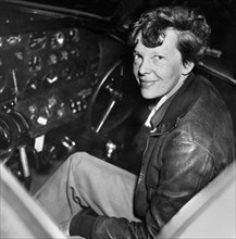 Amelia Earhart, the famous aviator, c. 1937