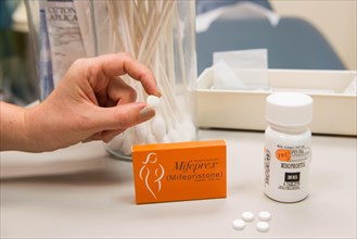 Medication abortion pills, misoprostol and mifepristone (brand name mifeprex)