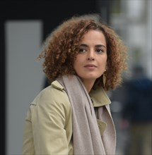 Frankfurt, Germany. 11th Oct, 2017. Leila Slimani (* 1981), french-moroccan writer and journalist at Frankfurt Bookfair / Buchmesse Frankfurt 2017