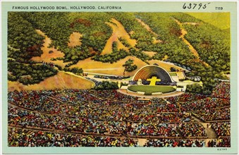 Famous Hollywood Bowl, Hollywood, California (63795)