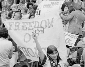 Demonstration protesting anti-abortion candidate Ellen McCormack at the Democratic National Convention, New York City (cropped1)