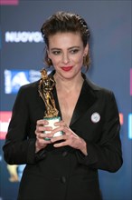 Italy, Rome, 21 March 2018 : Red carpet of the winners of the David di Donatello 2018 Pictured Jasmine Trinca winner of the award for the best actress for the movie "I am Fortunata"    Photo © Fabio...