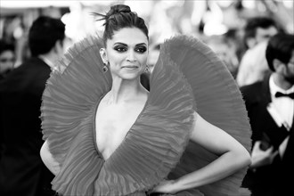 CANNES, FRANCE - MAY 11: Deepika Padukone attends the premiere of 'Ash Is Purest White' during the 71st Cannes Film Festival in Cannes, France on May