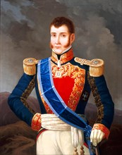 Agustín de Iturbide al óleo.