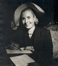 Eva Peron, former Argentinian First Lady and political leader