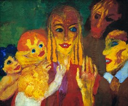 D-Essen, Ruhr area, North Rhine-Westphalia, Folkwang Museum, art exhibition, painting, oil painting, painter Emil Nolde, painting from 1929, 20th century, art