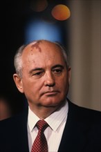 Mikhail S. Gorbachev photographed at  the Washington summit in May 1990Photograph by Dennis Brack bb24