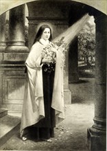 Saint Mother Thérèse of Lisieux ( Marie Françoise Thérèse Martin - Alençon 1873 - Lisieux 1897 ) , Sainte from 1925 , author of " Histoire d' une ame