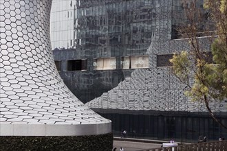 Famous Soumaya Museum in Mexico City, from Carlos Slim