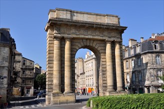 France, aquitaine, Bordeaux, Porte de Bourgogne, this gate was built in the 18th century to honor the Duke of Bourgogne.