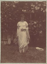 [Mrs. Louis Kentin in Empire Dress] 1880s Thomas Eakins American. [Mrs. Louis Kentin in Empire Dress]  271857