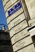Bordeaux France Rue de l'Hotel de Ville