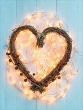 Heart shaped Christmas decoration