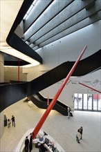 Rome. Italy. MAXXI National Museum of 21st Century Arts designed by Zaha Hadid in the Flaminio district. (Museo nazionale delle arti del XXI secolo)