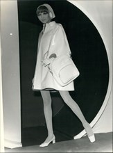 Apr. 12, 1969 - Pierre Cardin Olympic Airways Stewardess Outfit & Cape