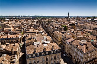 Panoramic view Bordeaux Gironde Aquitaine France Europe