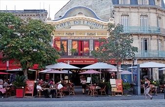 Cafe du Levant near the railway station in Bordeaux France Aquitane