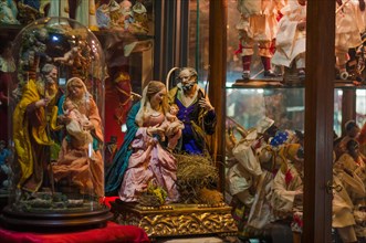 Naples, San Gregorio Armeno, hand made nativity scene for sale