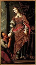 Saint Elisabeth of Hungary and a Beggar 1675-1680