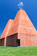 Casa das Historias Paula Rego Museum, Cascais, near Lisbon, Portugal. Designed by Eduardo Souto de Moura, the building was completed in 2009.