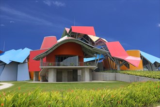 Biomuseo - Biodiversity Museum in Panama City by architect Frank Gehry Central America May 2015, Panama City, Panama