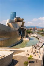 The Guggenheim Museum and spider art, Bilbao, Spain, Europe