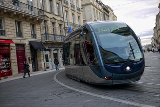 Tramway line, Bordeaux, Gironde, France