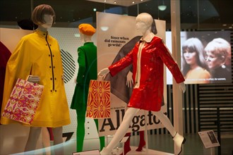 The exhibition 'Mary Quant' opens at the Victoria and Albert Museum, London, showcasing her designs from the 1960s and 1970s, most famously her minidr