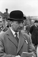 Secretary of State for War John Profumo at Sandown Park Racecourse. 22nd March 1963.